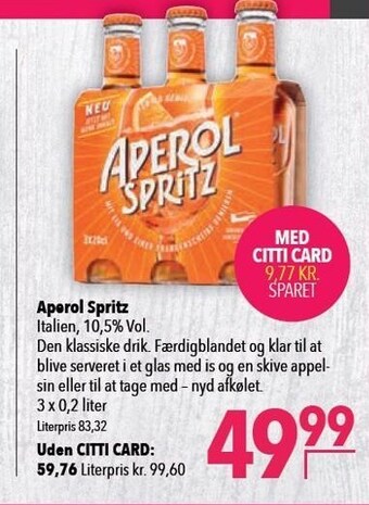 Aperol spritz