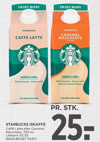 MENY Starbucks iskaffe tilbud