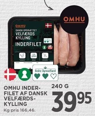 MENY Omhu inderfilet af dansk velfærdskylling tilbud