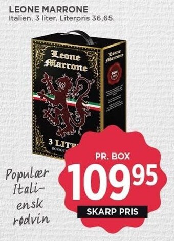 MENY Leone marrone tilbud