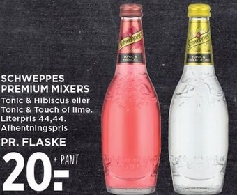 Schweppes premium mixers