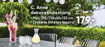 Bilka Anne dekorationsstang tilbud