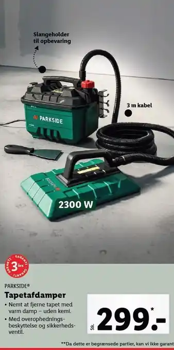Lidl Parkside tapetafdamper tilbud