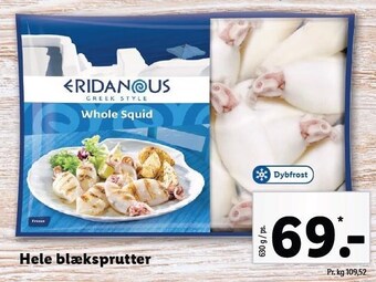 Lidl Hele blæksprutter tilbud