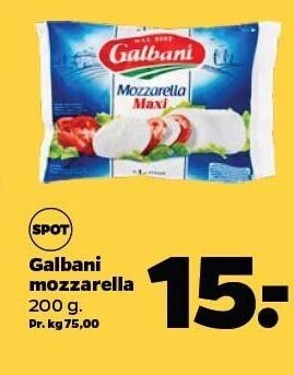 Netto Galbani mozzarella tilbud