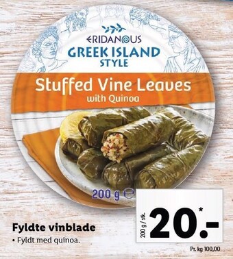 Lidl Fyldte vinblade tilbud