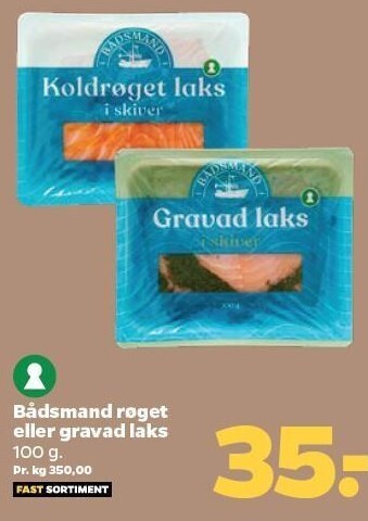 Netto Bådsmand røget eller gravad laks tilbud