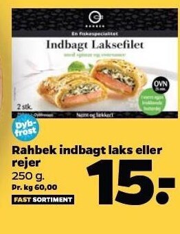 Netto Rahbek indbagt laks eller rejer tilbud