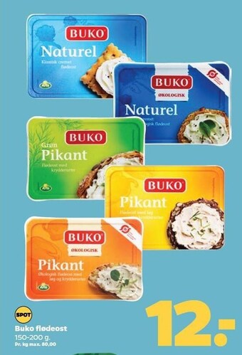 Netto Buko flødeost tilbud