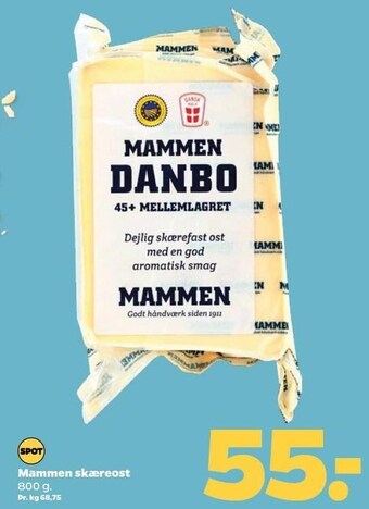 Netto Mammen skæreost tilbud