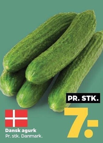 Netto Dansk agurk tilbud