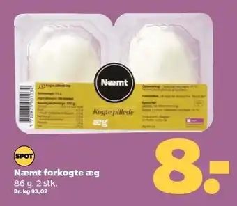 Netto Næmt forkogte æg tilbud