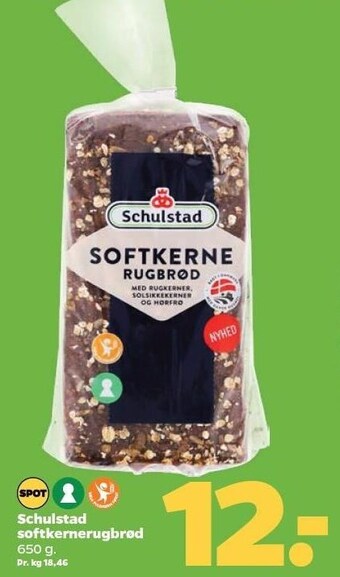Netto Schulstad softkernerugbrød tilbud
