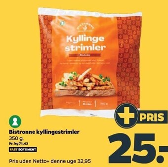 Netto Bistronne kyllingestrimler tilbud