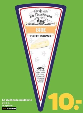 Netto La duchesse spidsbrie tilbud