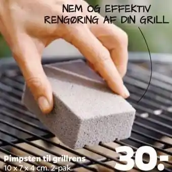 Pimpsten til grillrens