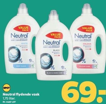 Netto Neutral flydende vask tilbud