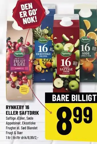 Løvbjerg RYNKEBY 16 ELLER SAFTDRIK tilbud