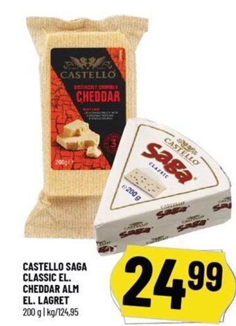 Løvbjerg CASTELLO SAGA CLASSIC EL. CHEDDAR ALM EL. LAGRET tilbud
