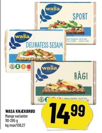 Løvbjerg WASA KNÆKBRØD tilbud