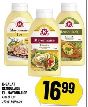 Løvbjerg K-SALAT REMOULADE EL. MAYONNAISE tilbud