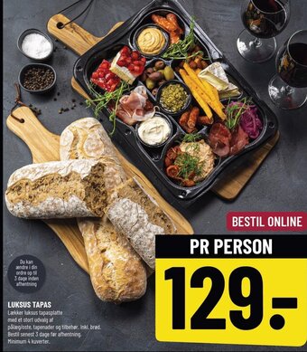 Løvbjerg LUKSUS TAPAS tilbud