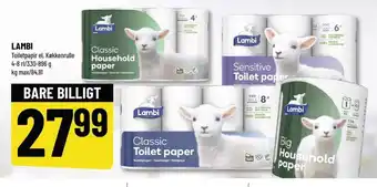 Løvbjerg LAMBI Toiletpapir tilbud