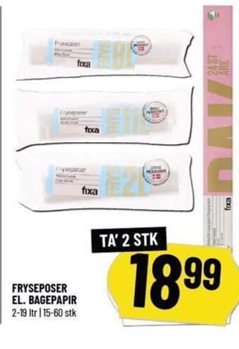 Løvbjerg FRYSEPOSER EL. BAGEPAPIR tilbud