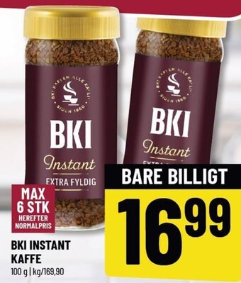 Løvbjerg BKI INSTANT KAFFE tilbud