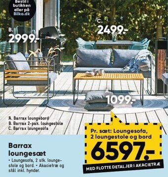Barrax loungesæt