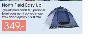 Bilka North Field Easy Up tilbud