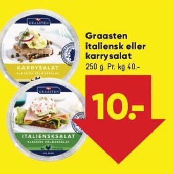 Bilka Graasten italiensk eller karrysalat tilbud