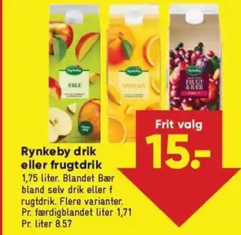 Rynkeby drik eller frugtdrik