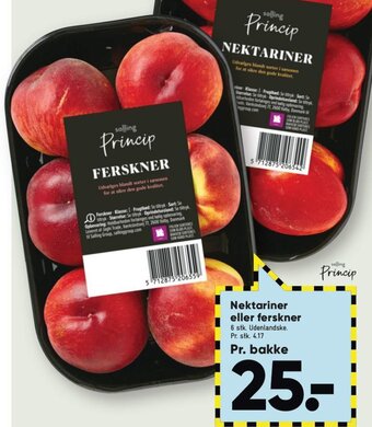 Bilka Nektariner eller ferskner tilbud