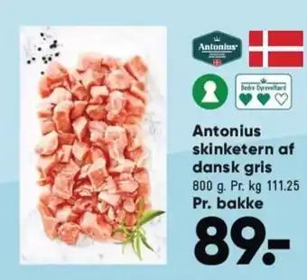 Bilka Antonius skinketern af dansk gris tilbud