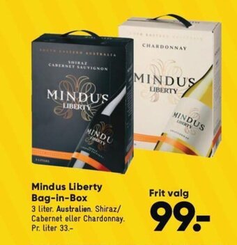 Bilka Mindus Liberty Bag-in-Box tilbud