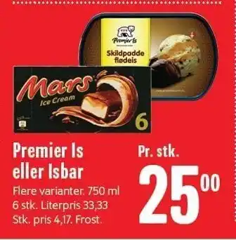 Min Købmand Premier is eller isbar tilbud