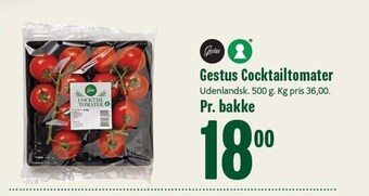 Min Købmand Gestus cocktailtomater tilbud