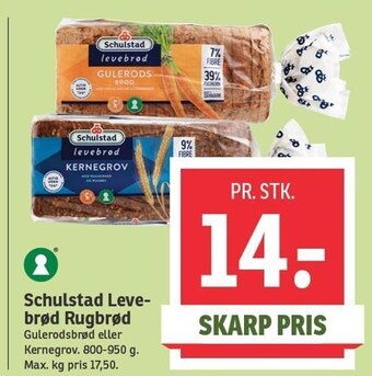 SPAR Schulstad levebrød rugbrød tilbud