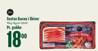 Min Købmand Gestus bacon i skiver tilbud