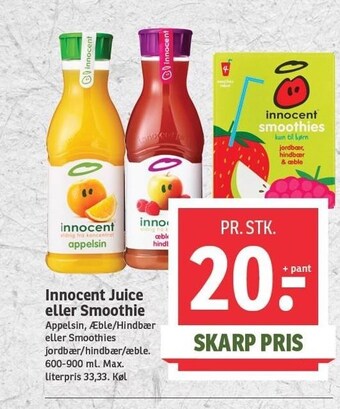 SPAR Innocent juice eller smoothie tilbud