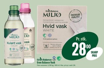 Min Købmand Grøn balance vask tilbud