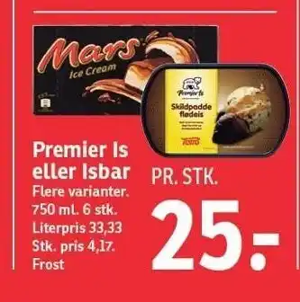 SPAR Premier is eller isbar tilbud