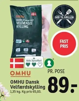 SPAR Omhu dansk velfærdskylling tilbud
