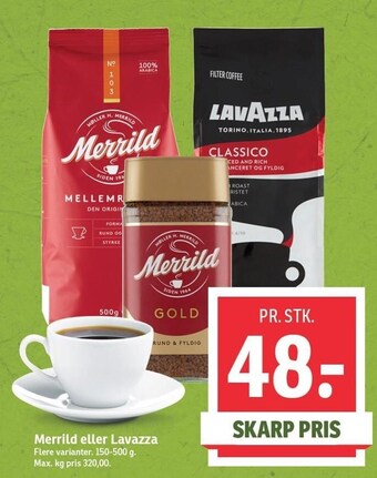 SPAR Merrild eller lavazza tilbud