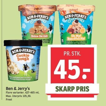 SPAR Ben & jerry's tilbud