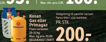 SPAR Kosan gas eller primagaz tilbud