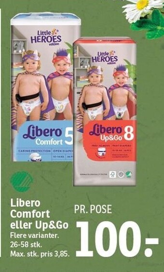 SPAR Libero comfort eller up&go tilbud
