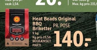 Heat beads original bbq briketter