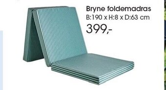 Bilka Bryne foldemadras tilbud